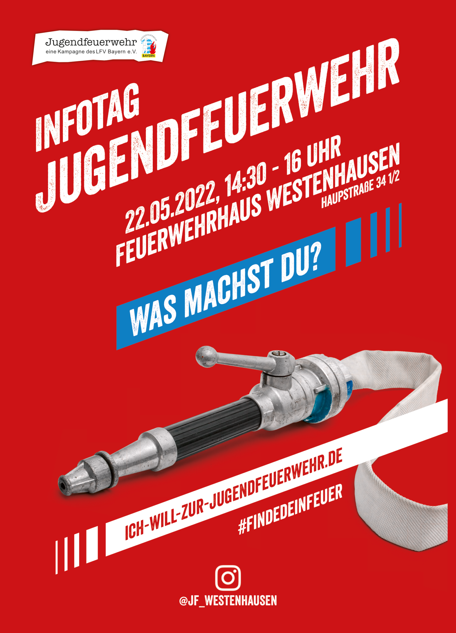 Flyer Infotag Jugendfeuerwehr