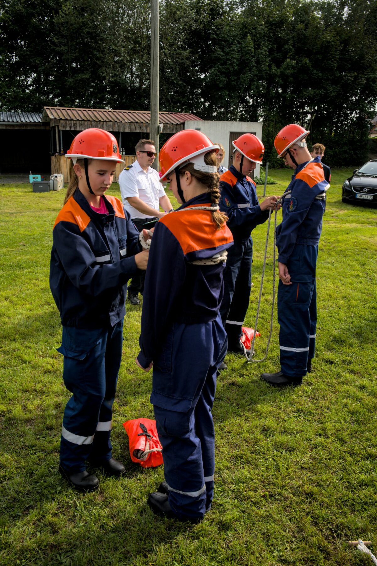 Anlegen eines Rettungsknotens